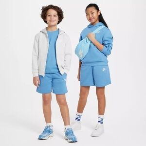 Nike All Kids Fit Sportswear Club Fleece French Terry Shorts - Size Youth XS